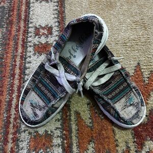 Gypsy Jazz Multicolor Patterned Women's Shoes